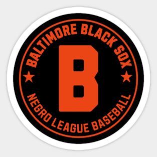 Baltimore Black Sox Negro League Baseball Tribute Sticker